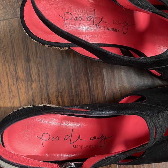 Pas de Rouge platform sandals, size 39 - Picture 8 of 10